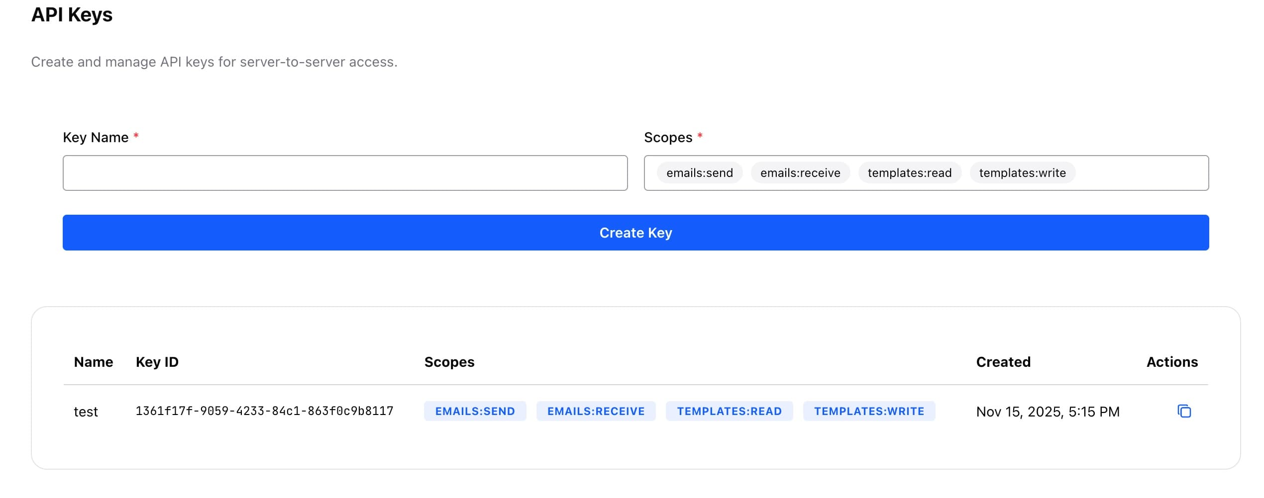Dashboard Screenshot
